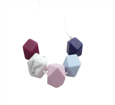 Hexagon Teething Necklace