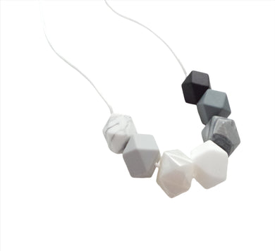 Monochrome Teething necklace