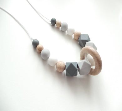 Silicone & Wooden Teething Necklace