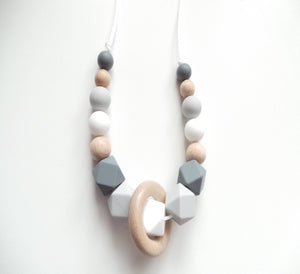 Silicone & Wooden Teething Necklace