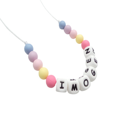 Personalised pastel Kids necklace