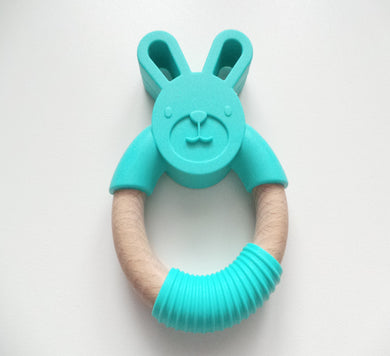 Bunny teething ring