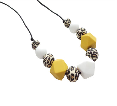 Silicone Leopard necklace