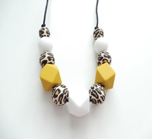 Silicone Leopard necklace