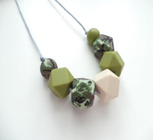 Load image into Gallery viewer, Silicone Army print necklace
