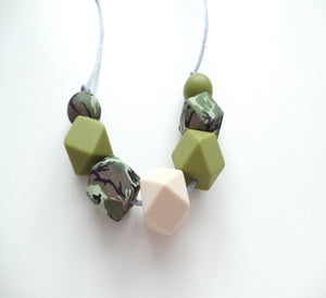 Camouflage Silicone Necklace
