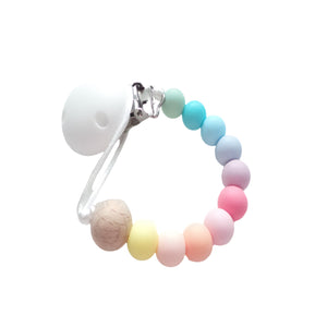 Pastel Rainbow Dummy clip