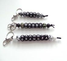 Load image into Gallery viewer, Personalised key ring for dad
