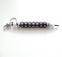 Load image into Gallery viewer, Personalised Beaded Key Ring
