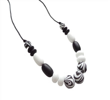 Load image into Gallery viewer, Zebra Print Teething Necklace
