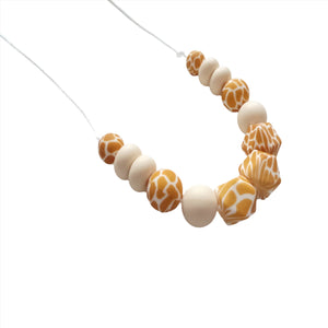 Giraffe print Teething necklace