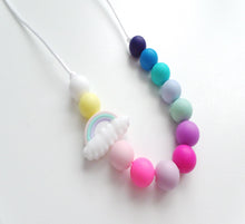 Load image into Gallery viewer, Kids Rainbow Necklace Sensory necklace
