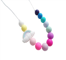 Load image into Gallery viewer, Kids Rainbow Necklace Sensory necklace
