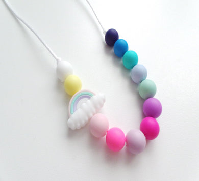 Kids Rainbow Necklace Sensory necklace