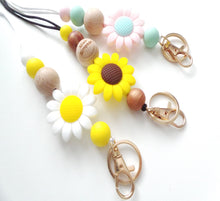 Load image into Gallery viewer, Personalised Sunflower Engraved Lanyard 
