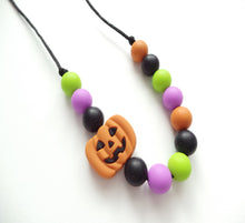 Load image into Gallery viewer, KIDS Halloween Pumpkin Necklace
