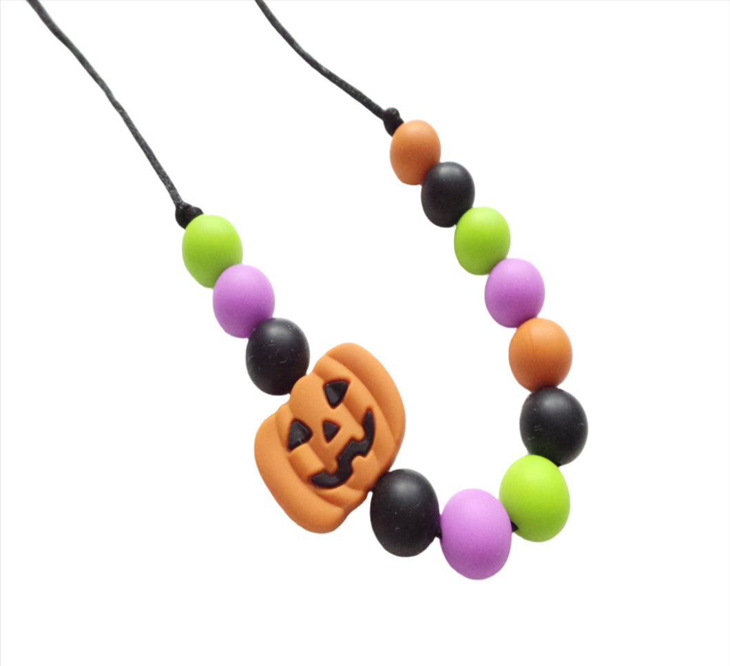 KIDS Halloween Pumpkin Necklace