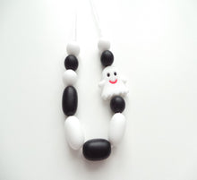 Load image into Gallery viewer, Halloween Necklace - White Ghost
