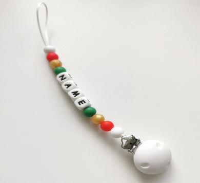 Personalised Christmas Dummy clip