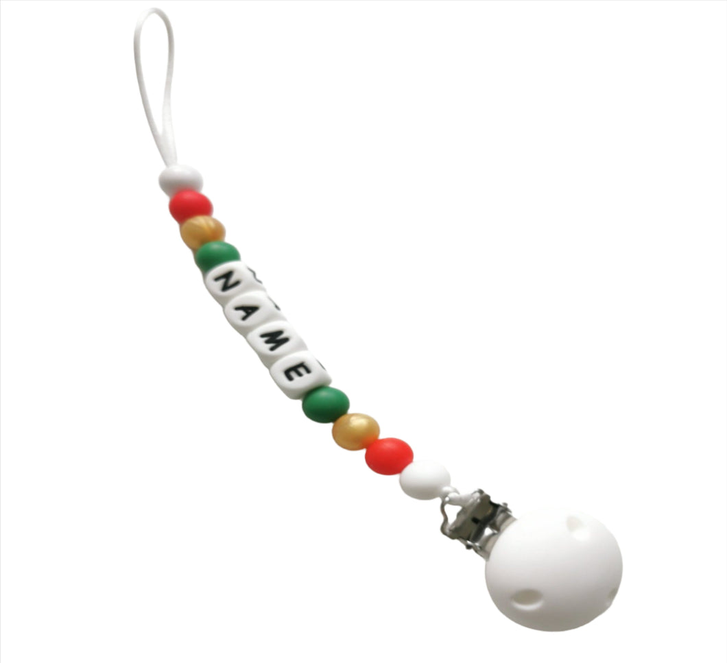 Personalised Christmas Dummy clip