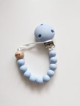 Load image into Gallery viewer, Personalised Engraved Name Silicone Dummy clip
