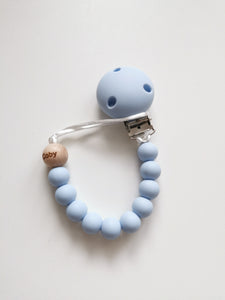 Personalised Engraved Name Silicone Dummy clip