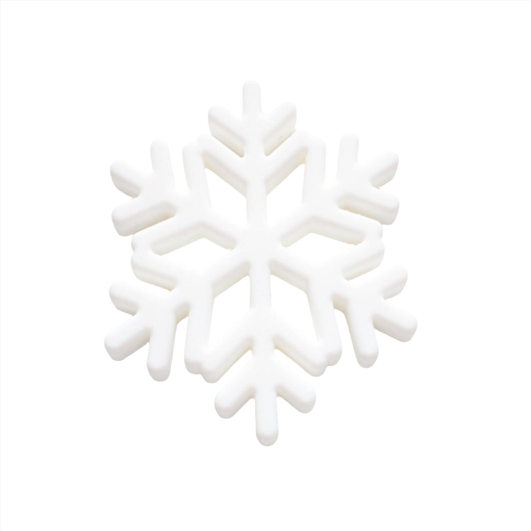 White Snowflake Teether 