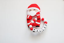 Load image into Gallery viewer, Personalised Silicone Santa Claus Teething Ring
