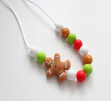 Gingerbread Kids Necklace
