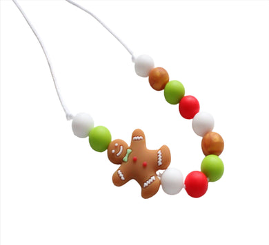 Gingerbread Kids Necklace