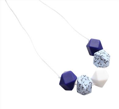 Teething necklace - Cotton Flowers 