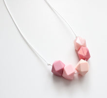 Load image into Gallery viewer, Teething necklace - Pink Shades 
