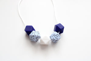 Teething necklace - Cotton Flowers