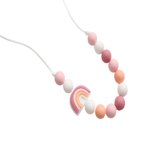 Kids Necklace -Rainbow Peach