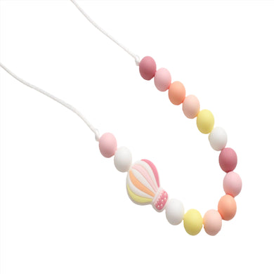 Kids Necklace - Peach Air Balloon