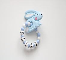Load image into Gallery viewer, Personalised Bunny Teething ring 
