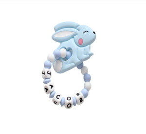 Personalised Bunny Teething ring 