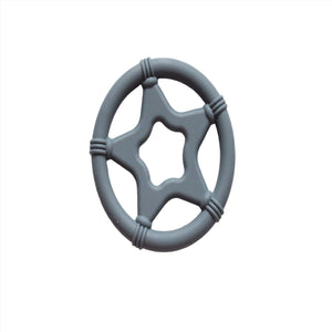 Grey silicone teether