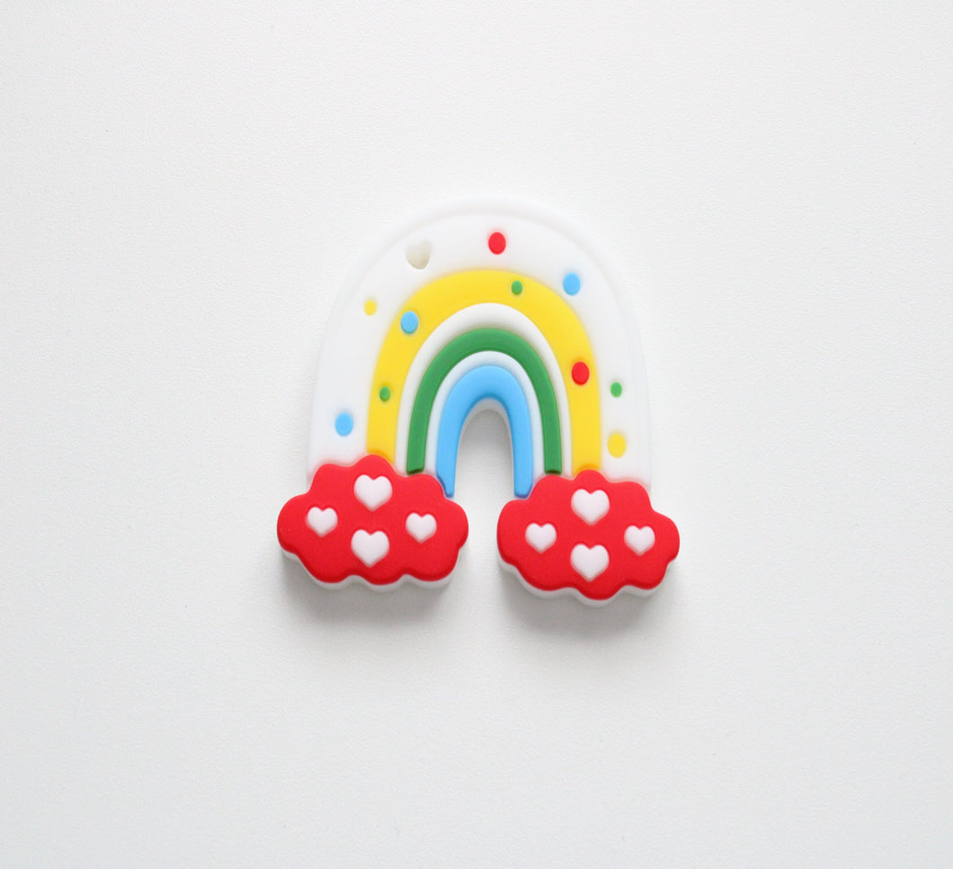 Silicone Rainbow and Clouds Teether