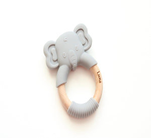 Personalised Elephant Teething Ring