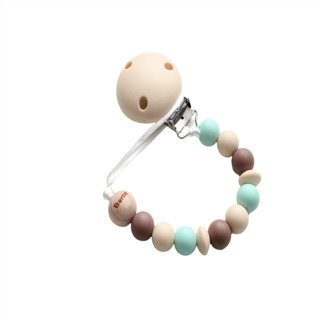 Natural Beige and brown dummy clip