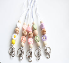 Load image into Gallery viewer, Personalised Floral Lanyard
