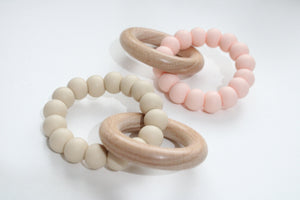 Personalised Engraved Teething Ring- More colors available