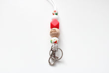 Load image into Gallery viewer, Personalised  Christmas Engraved Lanyard, Beaded Lanyard
