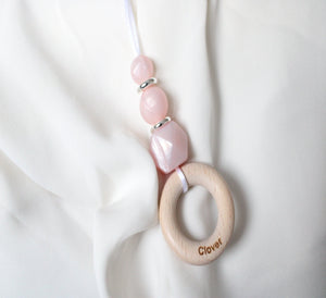 Pearl Pink  Personalised Necklace