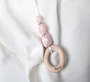 Pearl Pink  Personalised Necklace
