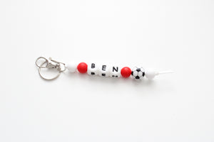 Personalised Football  Key Ring