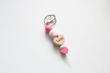 Load image into Gallery viewer, Engraved Heart Key ring
