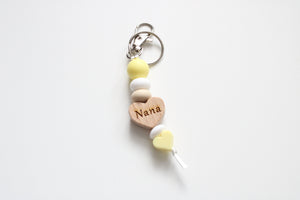 Engraved Heart Key ring