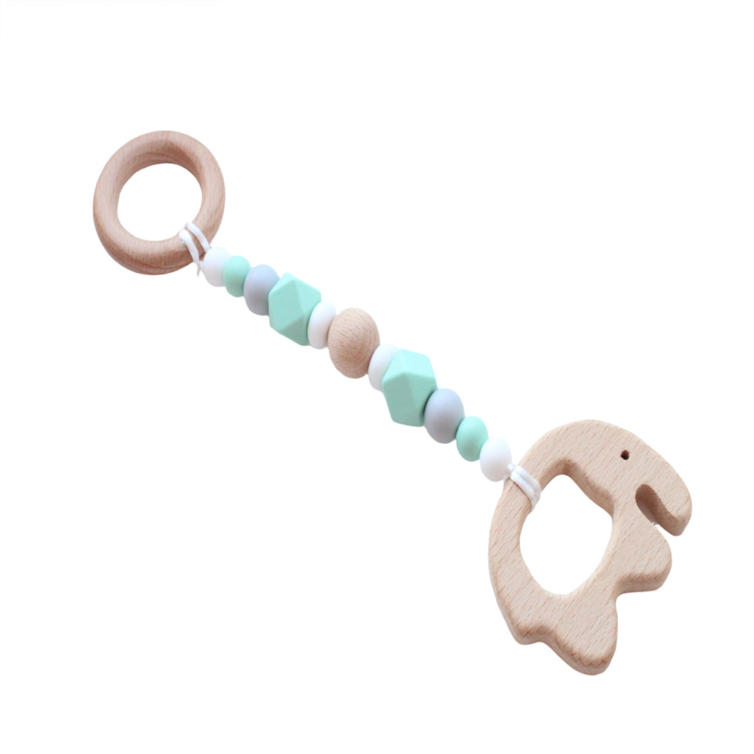 Play Gym Hanging Elephant - Mint